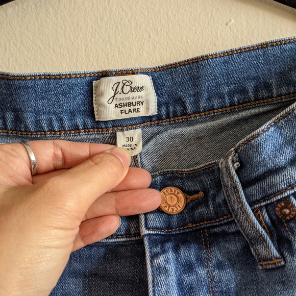 JCrew high waisted flare jeans - Picture 3 of 6